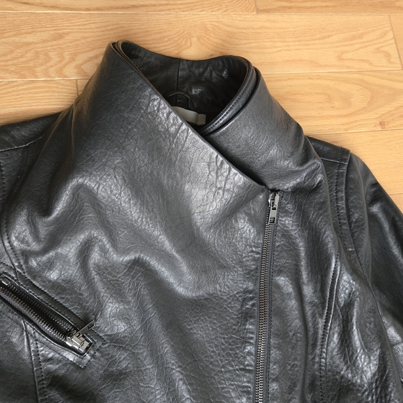 Vince RARE leather moto jacket size L - Picture 2 of 12